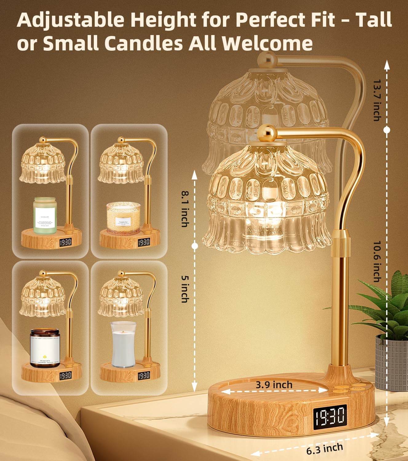 Smart Candle Warmer Lamp
